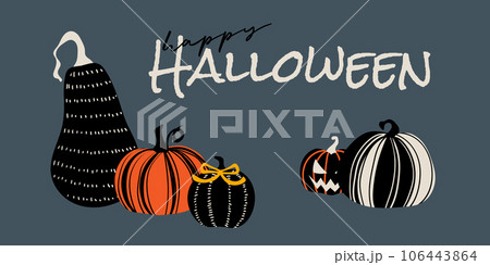 ハロウィンの背景イラスト 106443864