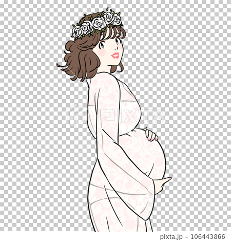 孕婦裝的女人 孕婦裝的女人 106443866