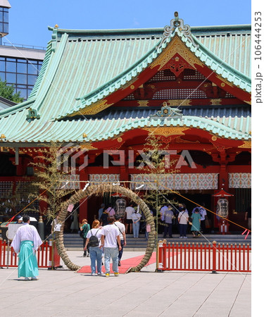 神田神社の夏越大祓式6月 茅の輪(ちのわ)夏越(なご)しの祓(はらえ) 東京都千代田区外神田 神田神社の夏越大祓式6月 茅の輪(ちのわ)夏越(なご)しの祓(はらえ) 東京都千代田区外神田 106444253