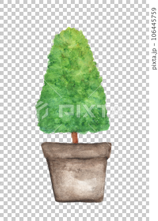 Watercolor painting of Tree. Watercolor painting of Tree. 106445759