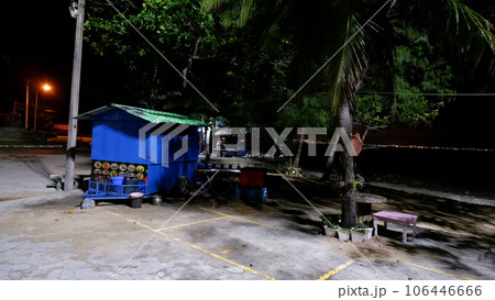 Night view of a countryside way in Banchang district 106446666