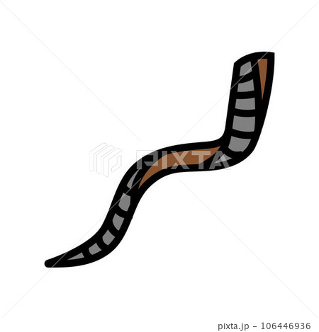 shofar horn jewish color icon vector illustration shofar horn jewish color icon vector illustration 106446936