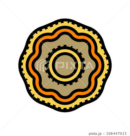 puja thali color icon vector illustration 106447015