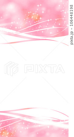 キラキラしたピンクの背景素材　流線 106448198