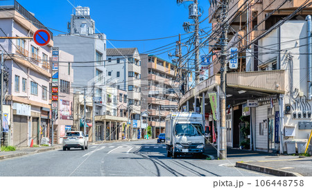 神奈川県横浜市の都市風景　小机駅 106448758