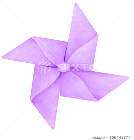 Windmill watercolor cartoon  106448876