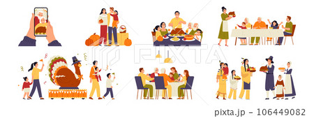 Thanksgiving Flat Set 106449082