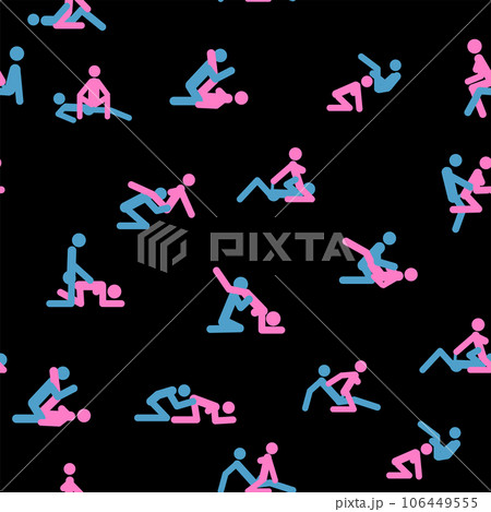 Kama Sutra, seamless pattern, design, poster, fabric. Kamasutra, sketchy poses for making love. Set. Kama Sutra, seamless pattern, design, poster, fabric. Kamasutra, sketchy poses for making love. Set. 106449555