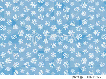 雪の結晶・スノーフレークの背景テクスチャ／冬・クリスマス 106449770