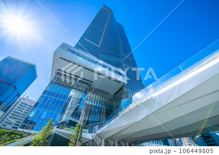 日本の東京都市景観 10月6日開業の虎ノ門ヒルズステーションタワー(虎ノ門ヒルズ駅)などを望む 日本の東京都市景観 10月6日開業の虎ノ門ヒルズステーションタワー(虎ノ門ヒルズ駅)などを望む 106449805