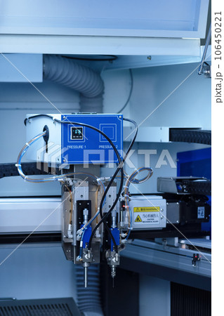 working area of the coating machine for printed circuit board 106450221