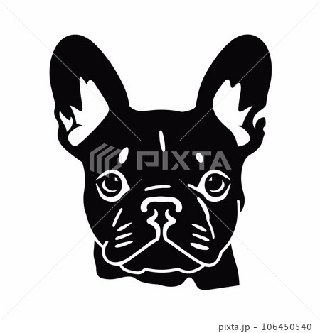 Lサイズ 送料無料 フレンチブルドッグ フレブル 子犬 ロゴ イラスト アート