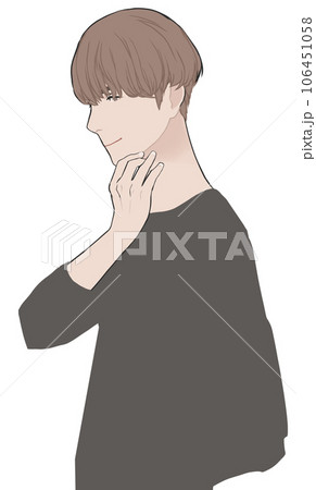 男性（マッシュルームヘア） 106451058