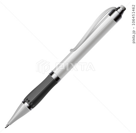 Ballpoint pen. Realistic metal brand stationery mockup Ballpoint pen. Realistic metal brand stationery mockup 106451462