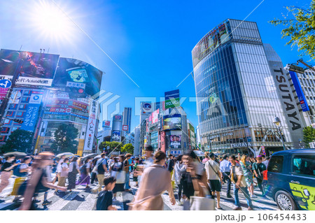 日本の東京都市景観 19道府県減↓・渋谷はマ無し、交通量も増加、強引に交差点に入る車も多い＝1日 106454433