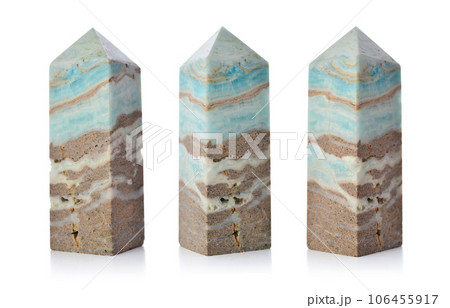 Blue and Brown Patern Aragonite Blue and Brown Patern Aragonite 106455917