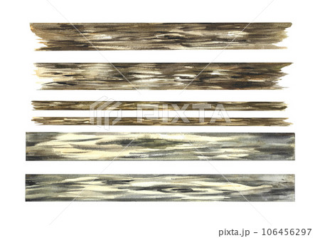 Larch Wood Plank Board Isolated On White Background Stock Photo