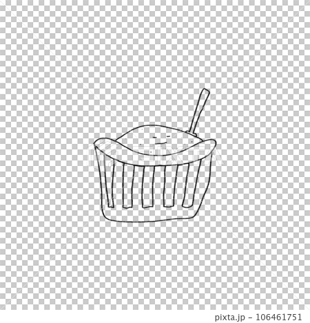 Mashed potato drawing Mashed potato drawing 106461751