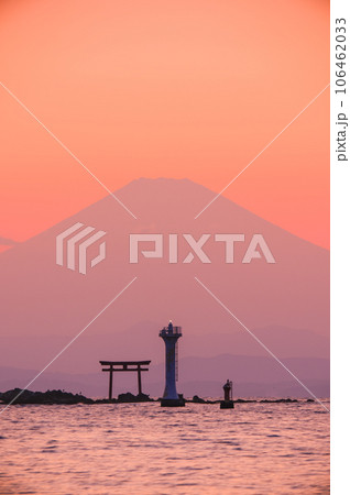 神奈川葉山_真名瀬海岸から見る富士山の絶景 106462033