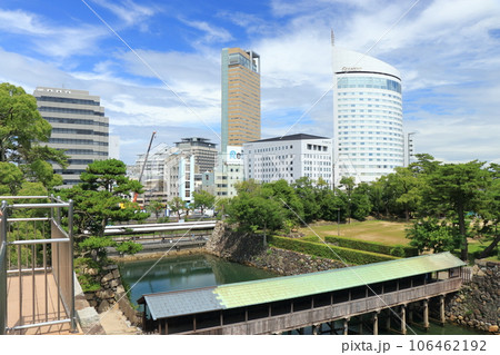 高松城天守台展望デッキから見た風景 高松城天守台展望デッキから見た風景 106462192