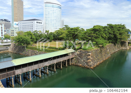 高松城天守台展望デッキから見た風景 高松城天守台展望デッキから見た風景 106462194