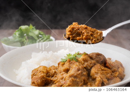 チキンカレー　スプーンあげ 106463164