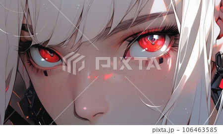 cyborg with red eyes cyborg with red eyes 106463585