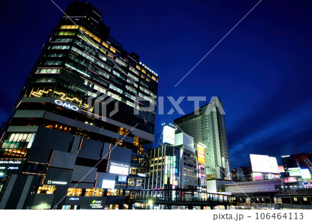 渋谷駅周辺再開発 渋谷駅桜が丘地区周辺 渋谷さくらステージの夜景 106464113