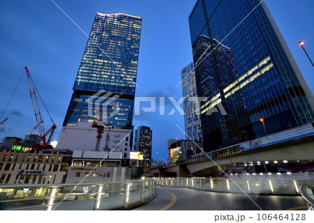 渋谷駅周辺再開発 渋谷駅桜が丘地区周辺 渋谷さくらステージの夜景 106464128