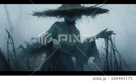 baba yaga. old swamp witch 106464175