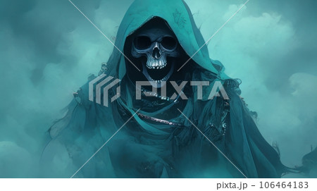 skeleton in the fog 106464183