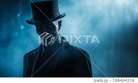 creepy living nosferatu in the fog. 106464238