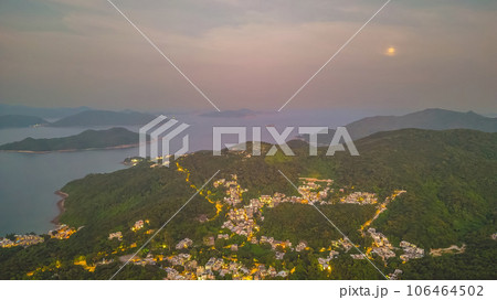 Aug 30 2023 Landscape of village in HK, Mang Kung Uk Aug 30 2023 Landscape of village in HK, Mang Kung Uk 106464502