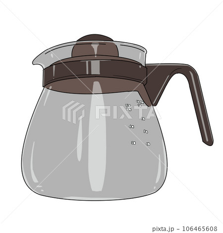 シンプルなポットのイラスト コーヒーサーバー シンプルなポットのイラスト コーヒーサーバー 106465608
