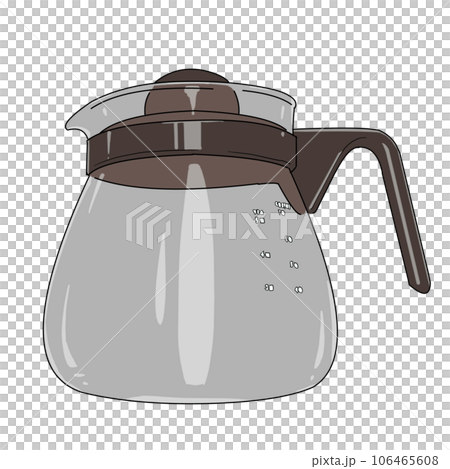 シンプルなポットのイラスト コーヒーサーバー シンプルなポットのイラスト コーヒーサーバー 106465608