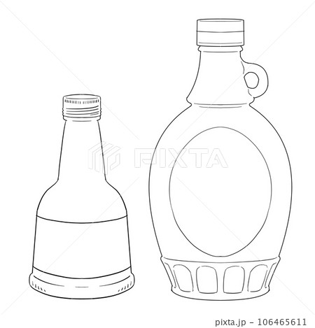 瓶のイラスト 線画 瓶のイラスト 線画 106465611