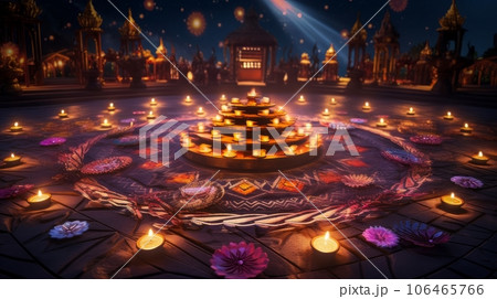 diwali mandala 106465766