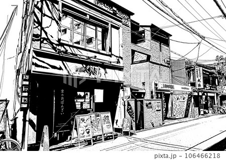 【京都の白黒】京町屋の粋な佇まい 【京都の白黒】京町屋の粋な佇まい 106466218