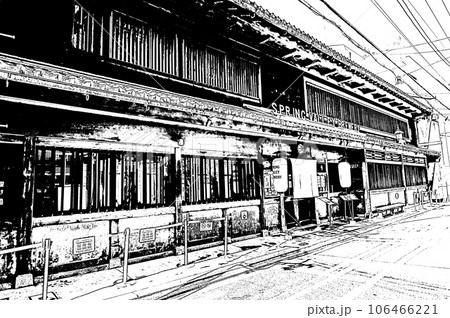 【京都の白黒】京町屋の粋な佇まい 【京都の白黒】京町屋の粋な佇まい 106466221