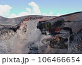 【富士山山頂の風景】富士山の山頂・火口 106466654