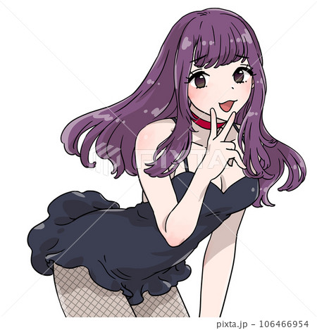 小悪魔風のセクシーな女性 106466954