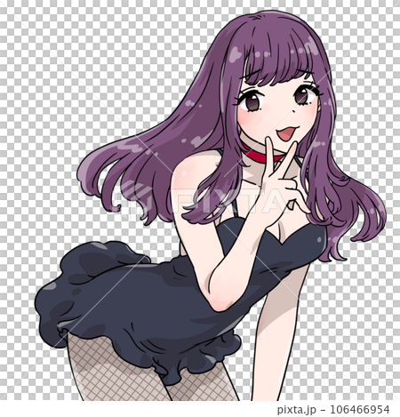 小悪魔風のセクシーな女性 106466954