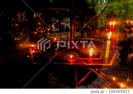 【京都風景】六角堂　ローソクの揺れる炎に癒される 106469955