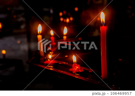 【京都風景】六角堂　ローソクの揺れる炎に癒される 106469957