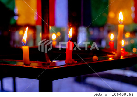 【京都風景】六角堂　ローソクの揺れる炎に癒される 106469962