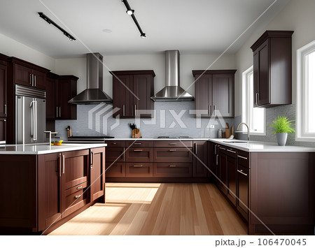 realistic kitchen design with hyperdetailed medium shot. realistic kitchen design with hyperdetailed medium shot. 106470045