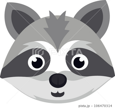 raccoon mammal animal head raccoon mammal animal head 106470314