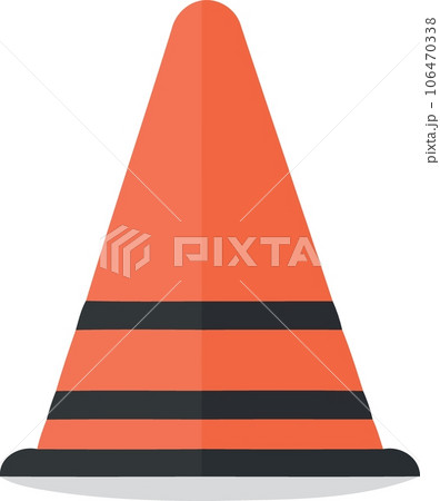 orange traffic cone object orange traffic cone object 106470338