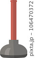utility object plunger isolated 106470372