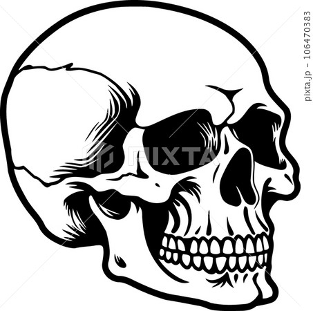 bones skull black and white bones skull black and white 106470383